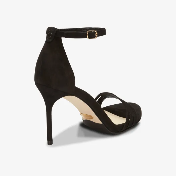 M M LaFleur Shoes Women The Sarah Flint Perfect Sandal 85 Black Suede