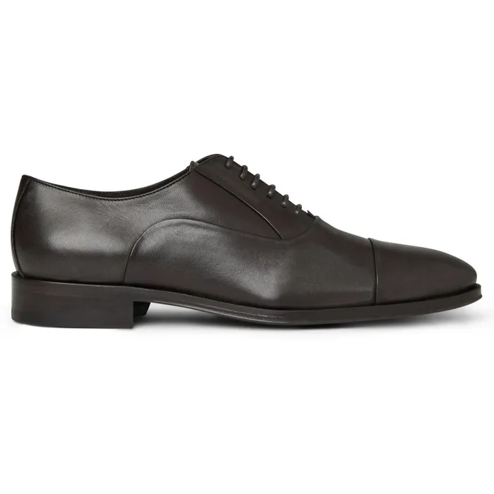 Maioco Leather Oxford 8211 Dark Brown Men Bruno Magli Dress Shoes