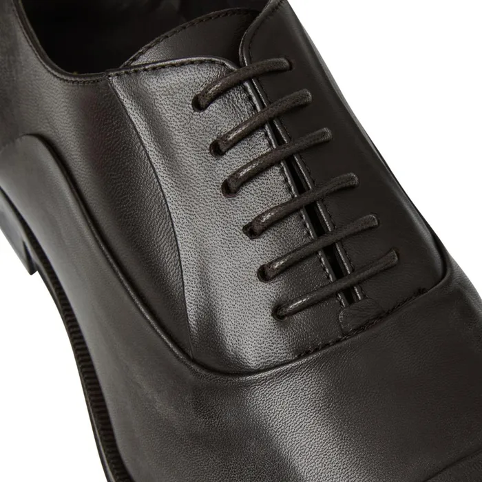 Maioco Leather Oxford 8211 Dark Brown Men Bruno Magli Dress Shoes