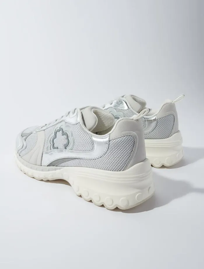 Maje Sneakers Womens M Sneakers Silver