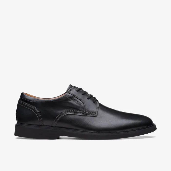 Malwood Lace Black Leather Men Clarks Dress Shoes
