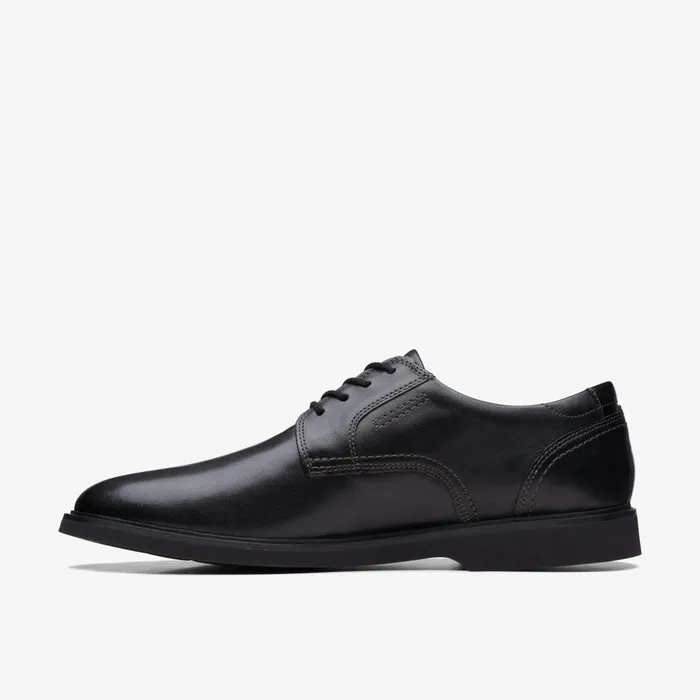 Malwood Lace Black Leather Men Clarks Dress Shoes
