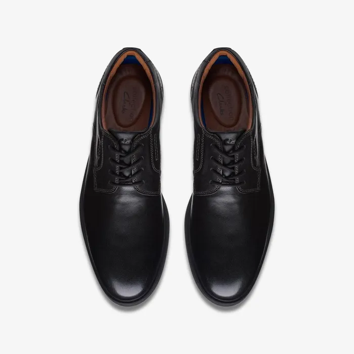 Malwood Lace Black Leather Men Clarks Dress Shoes