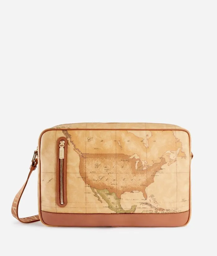 Man Briefcase Alviero Martini Geo Classic Messenger Bag