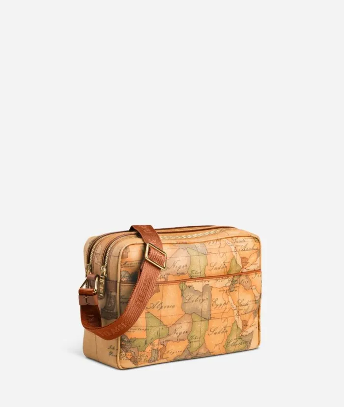 Man Crossbody and Messenger Bags Alviero Martini Geo Classic Medium Messenger Bag