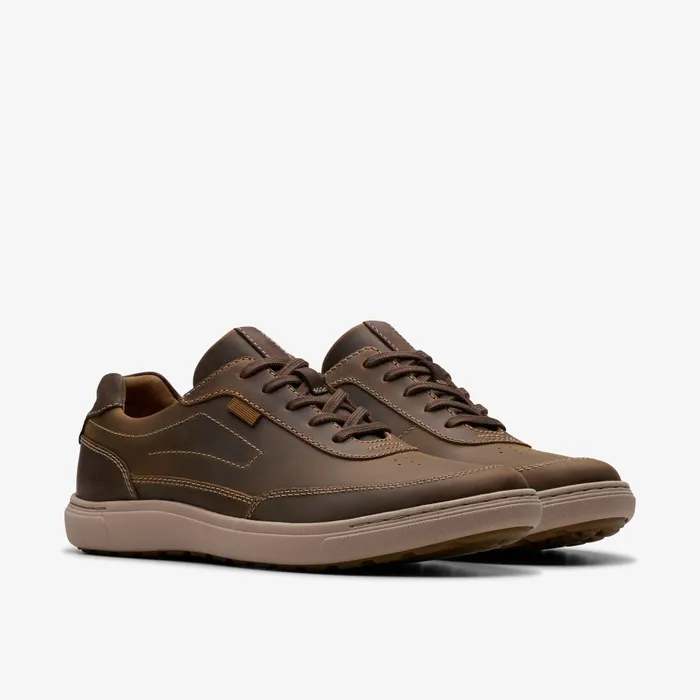 Mapstone Trail Beeswax Leather Men Clarks Sneakers