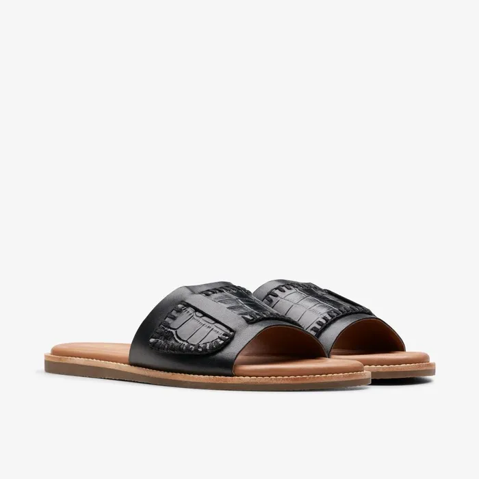 MARITIME MULE Black Interest Women Clarks Sandals and Flip Flops