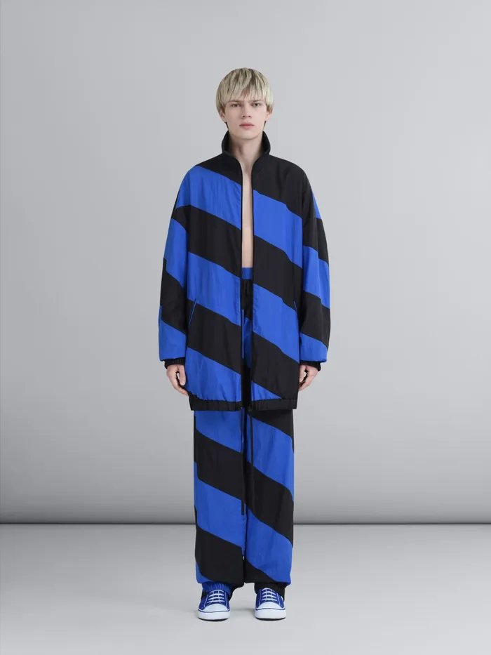 Marni Lightweight Crinkled Nylon Pants Black Mens Trousers Marni Lightweight Crinkled Nylon Pants Black Mens Trousers