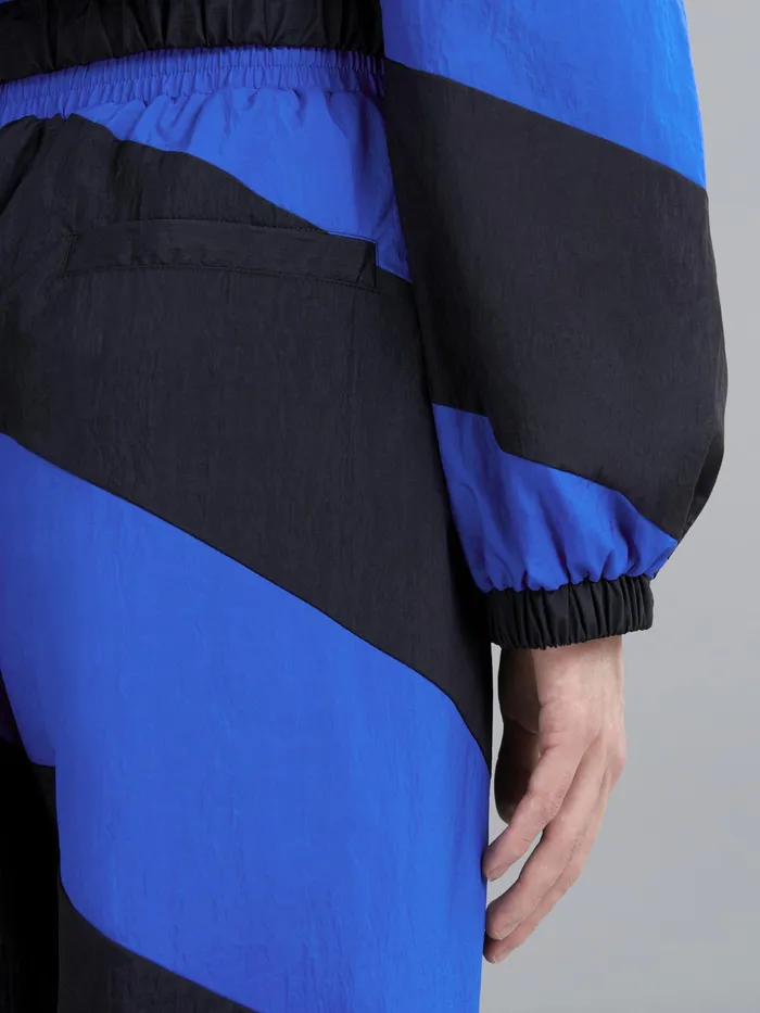Marni Lightweight Crinkled Nylon Pants Black Mens Trousers Marni Lightweight Crinkled Nylon Pants Black Mens Trousers