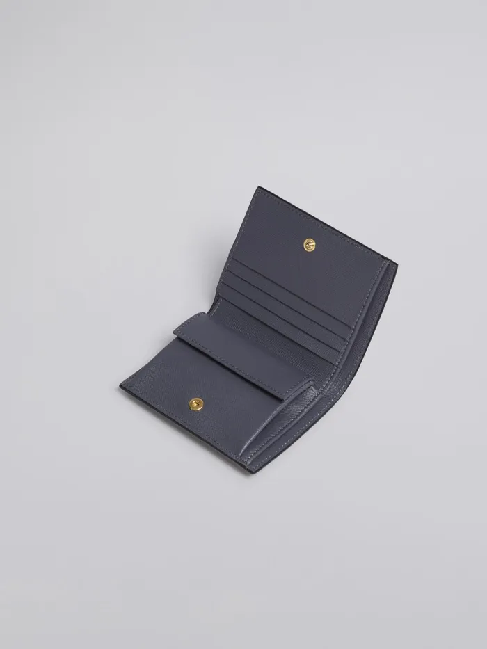 Marni Red Pink And Grey Saffiano Leather Bifold Wallet Deep Red Womens Wallets and Small Leather Goods Marni Red Pink And Grey Saffiano Leather Bifold Wallet Deep Red Womens Wallets and Small Leather Goods
