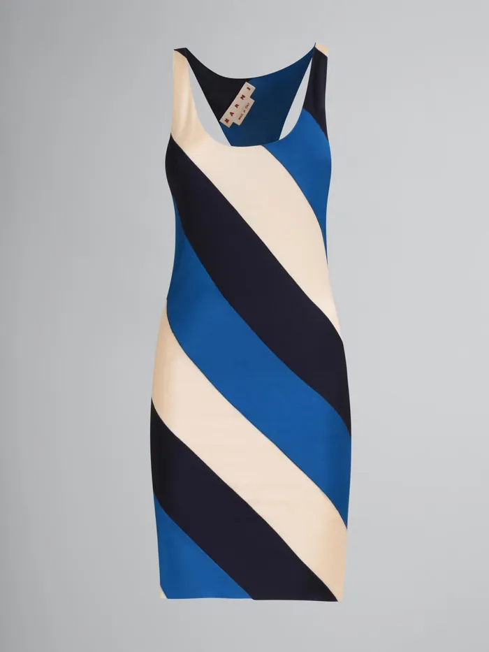 Marni Viscose Jersey Tank Top Royal Womens Tops and Shirts
