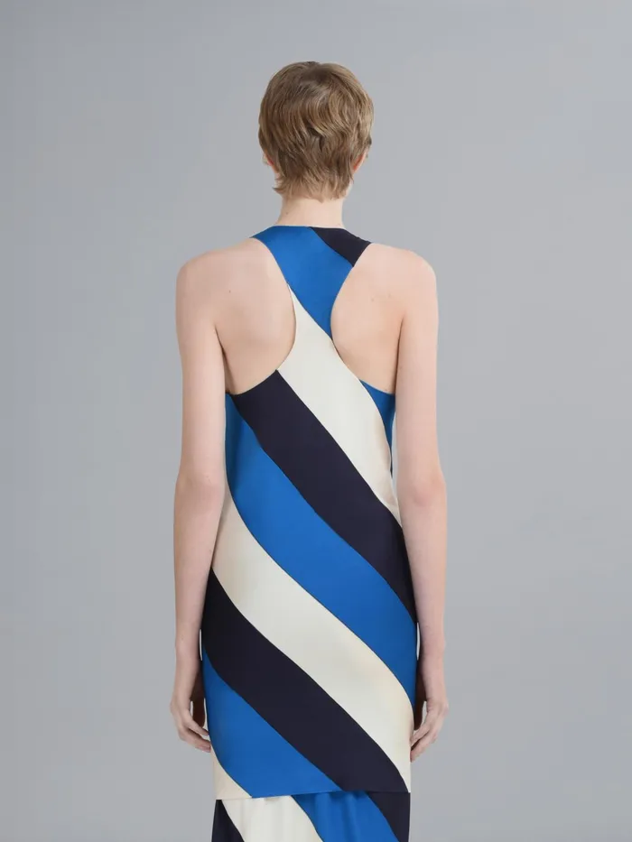 Marni Viscose Jersey Tank Top Royal Womens Tops and Shirts Marni Viscose Jersey Tank Top Royal Womens Tops and Shirts