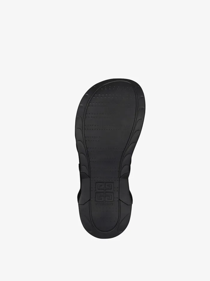 Marshmallow Flat Sandals In Rubber Black Men Givenchy Slides and Sandals