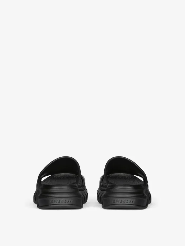 Marshmallow Flat Sandals In Rubber Black Men Givenchy Slides and Sandals