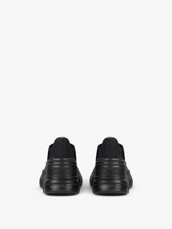 Marshmallow Wedge Sneakers In Rubber And Knit Black Women Givenchy Marshmallow