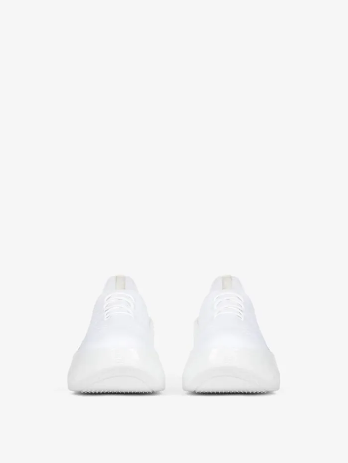 Marshmallow Wedge Sneakers In Rubber And Knit White Women Givenchy Sneakers