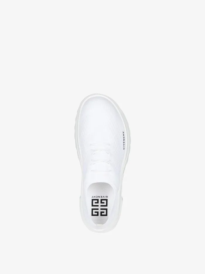 Marshmallow Wedge Sneakers In Rubber And Knit White Women Givenchy Sneakers