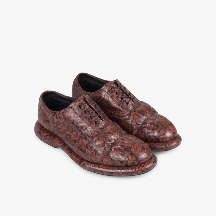 Martine Rose Mens Oxford 1 Brown Snake Men Clarks Casual Dress Shoes