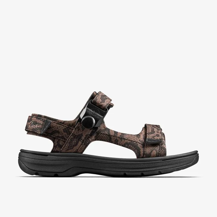 Martine Rose Mens Sandal 2 Brown Textile Men Clarks Sandals and Flip Flops