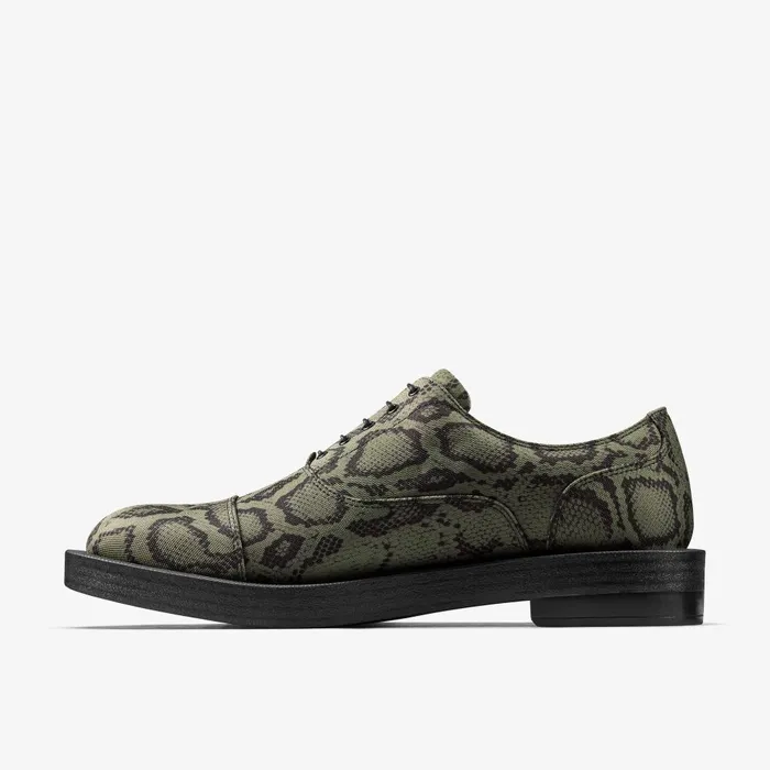 Martine Rose Womens Oxford 2 Green Textile Women Clarks Loafers and Oxfords