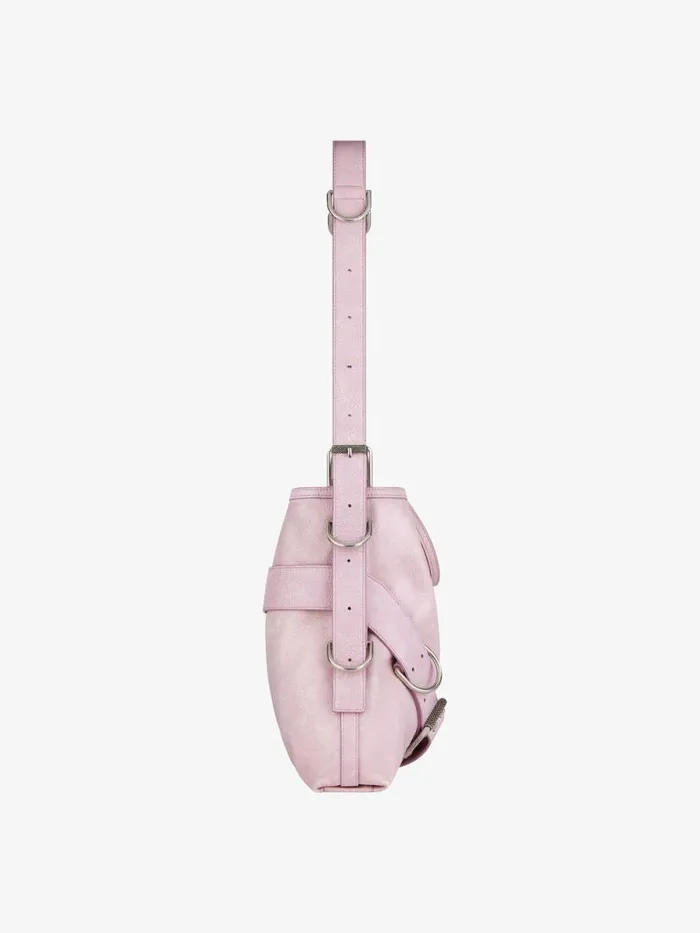 Medium Voyou Boyfriend Bag In Aged Leather Old Pink Women Givenchy Shoulder Bags