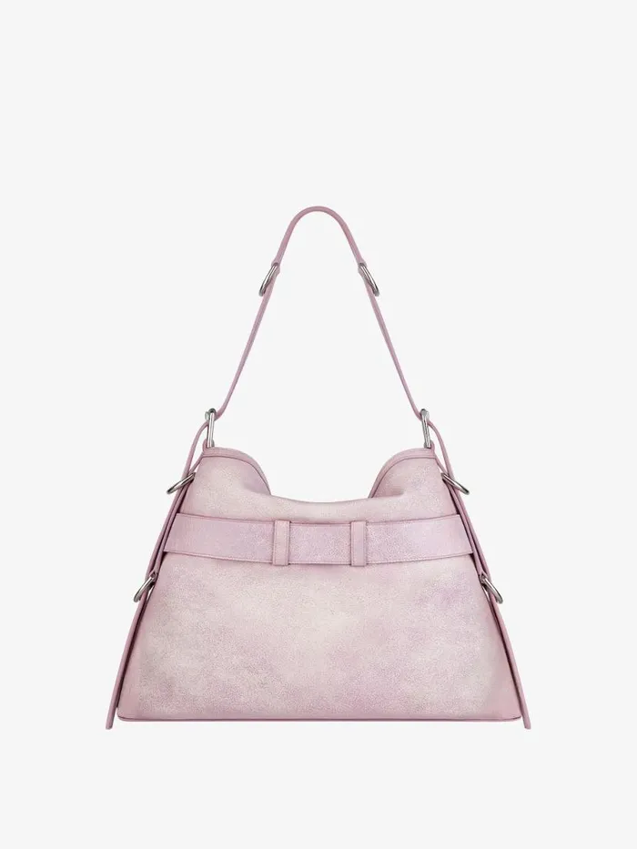 Medium Voyou Boyfriend Bag In Aged Leather Old Pink Women Givenchy Shoulder Bags