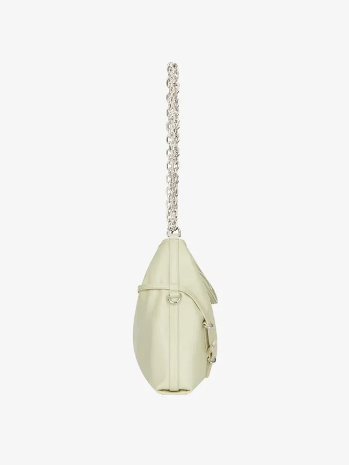 Medium Voyou Chain Bag In Leather Almond Green Women Givenchy Shoulder Bags