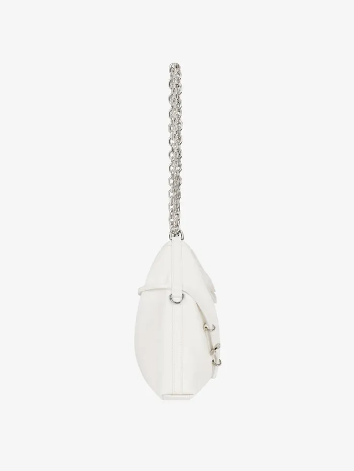 Medium Voyou Chain Bag In Leather Ivory Women Givenchy Shoulder Bags
