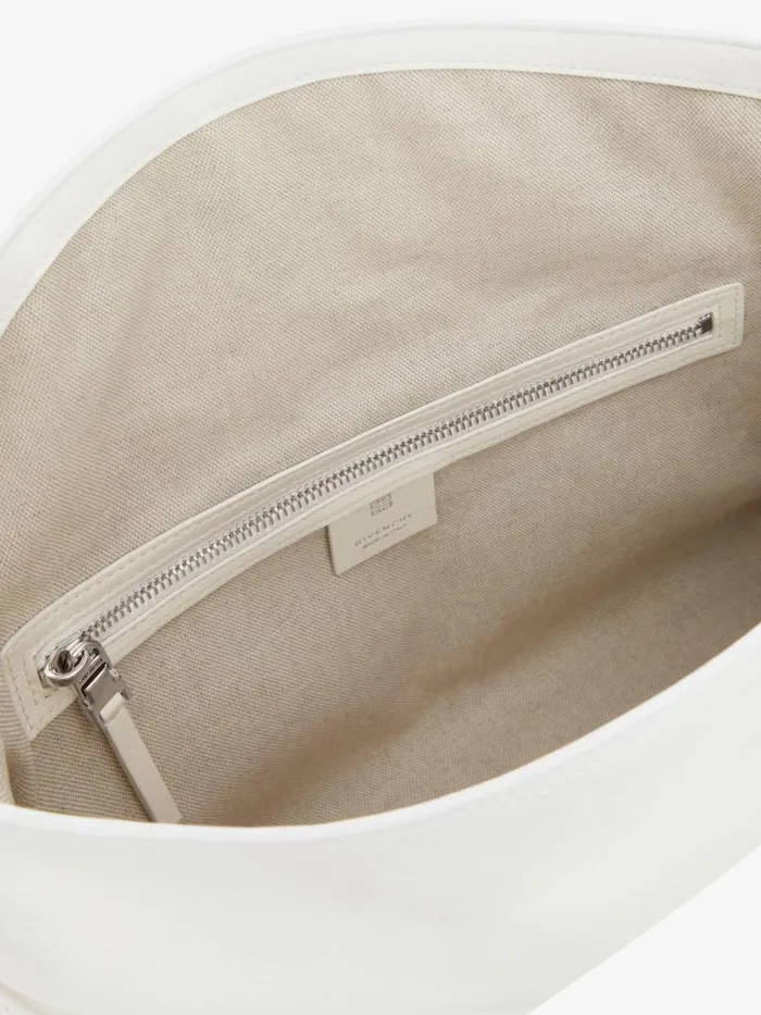 Medium Voyou Chain Bag In Leather Ivory Women Givenchy Shoulder Bags