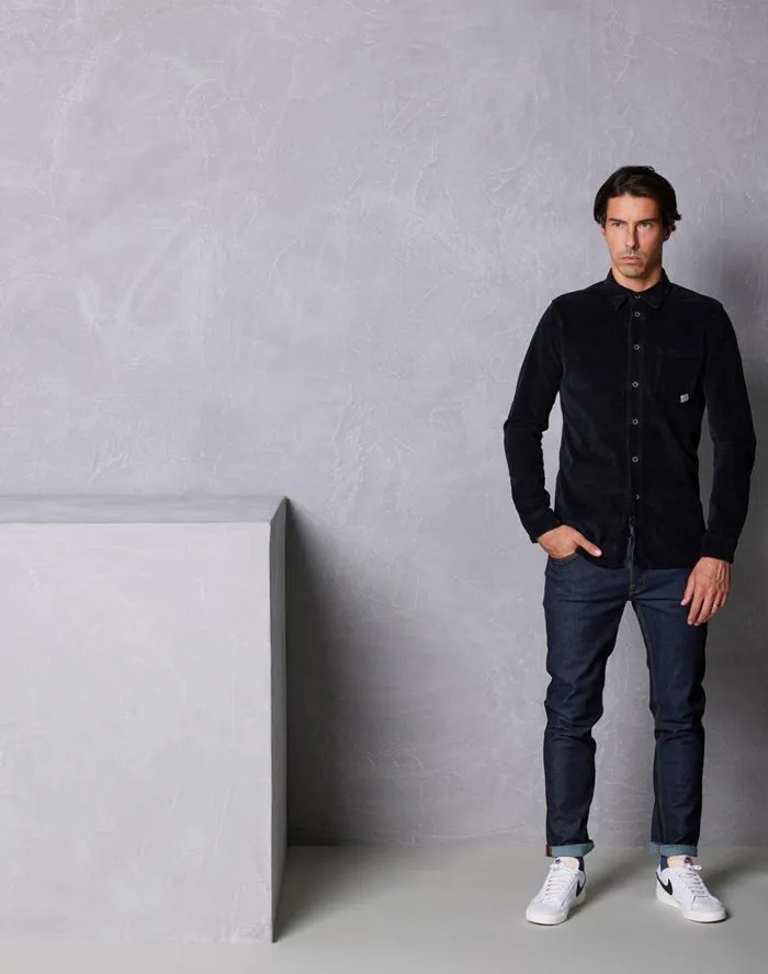 Men039s Shirt BLACK Eshop PullIn Shirts