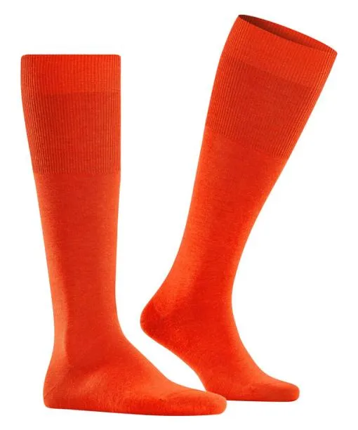 Men Airport Men Kneehigh Socks Ziegel FALKE Knee High Socks