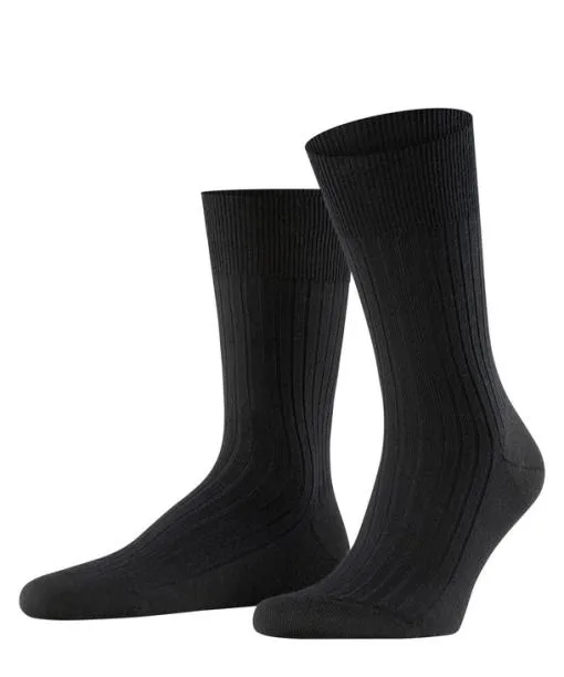Men Bristol Pure Men Socks Black FALKE Socks