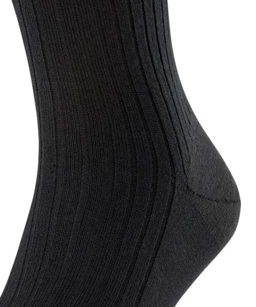 Men Bristol Pure Men Socks Black FALKE Socks