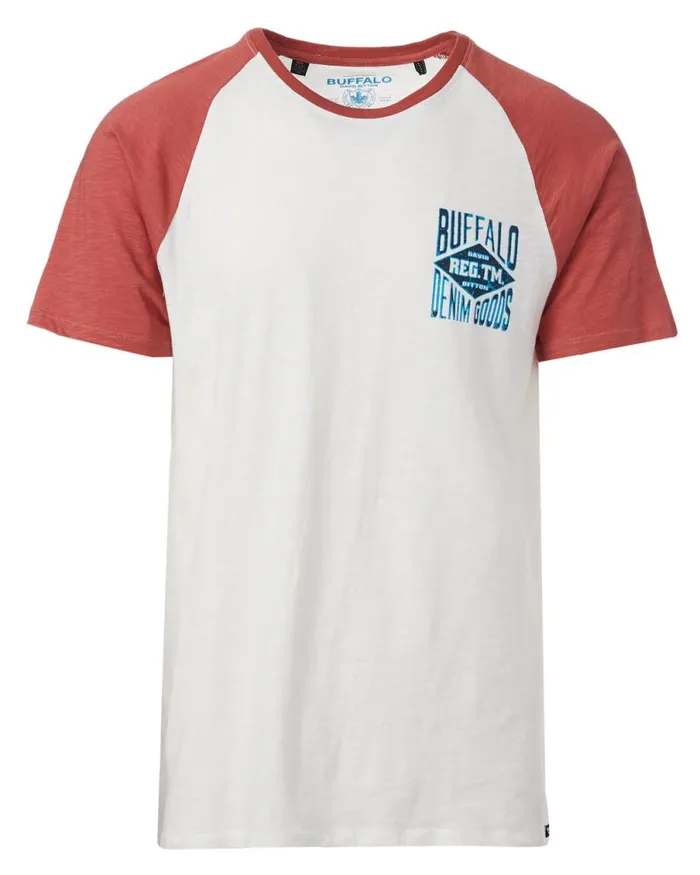Men Buffalo Denim Goods Tinam TShirt Milk Buffalo David Bitton Tops and Tees
