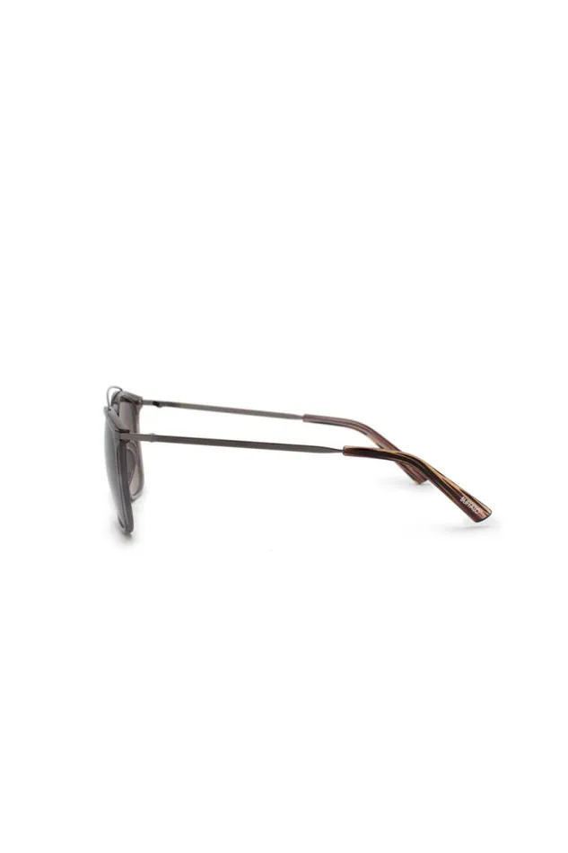 Men Classic Clubmaster Sunglasses Brown Buffalo David Bitton Sunglasses