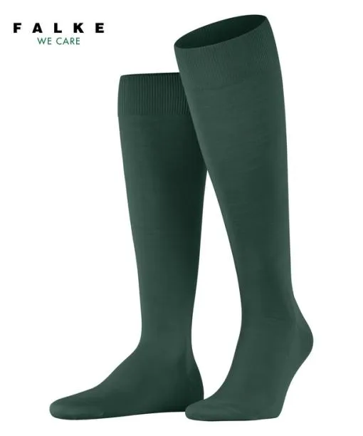 Men ClimaWool Men Kneehigh Socks Hunter Green FALKE Knee High Socks