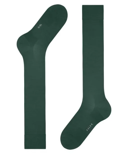 Men ClimaWool Men Kneehigh Socks Hunter Green FALKE Knee High Socks
