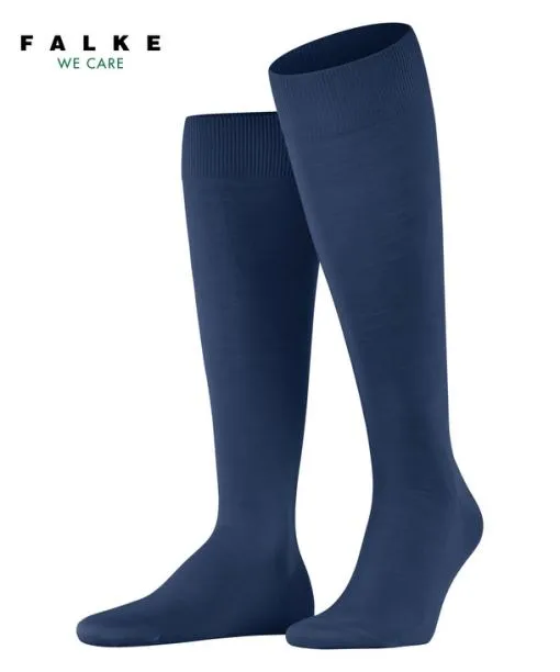 Men ClimaWool Men Kneehigh Socks Royal Blue FALKE Knee High Socks