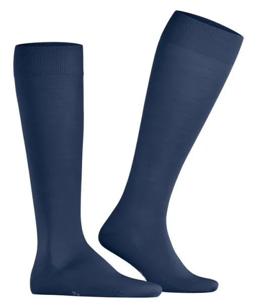 Men ClimaWool Men Kneehigh Socks Royal Blue FALKE Knee High Socks