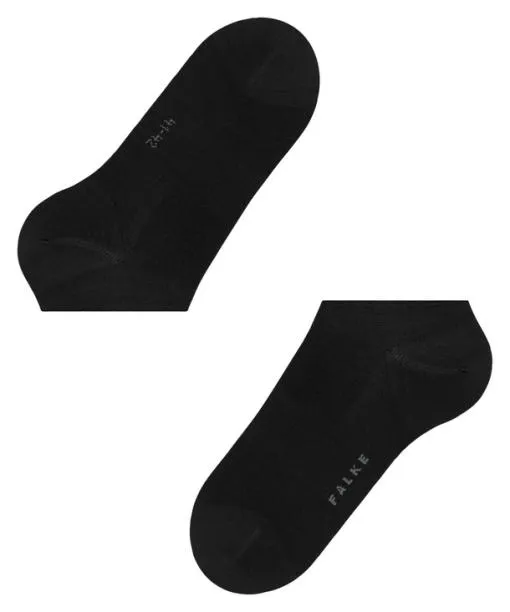 Men ClimaWool Men No Show Socks Black FALKE No Show Socks