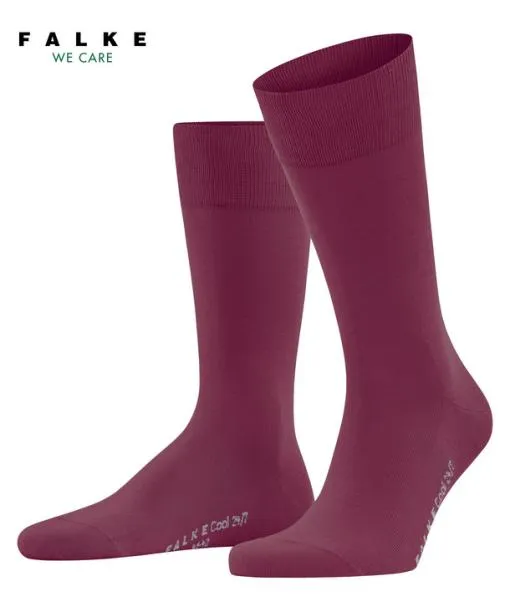 Men Cool 247 Men Socks Red Plum FALKE Socks