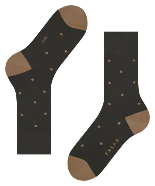 Men Dot Men Socks Brown FALKE Socks