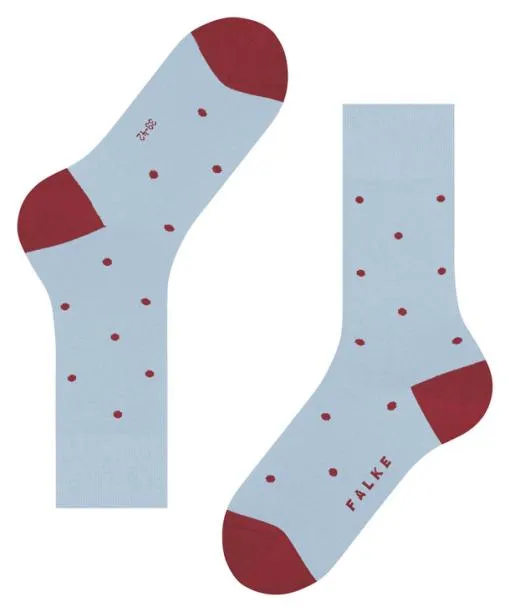 Men Dot Men Socks Light Blue FALKE Socks