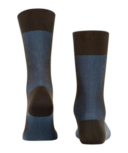 Men Fine Shadow Men Socks Brown FALKE Socks