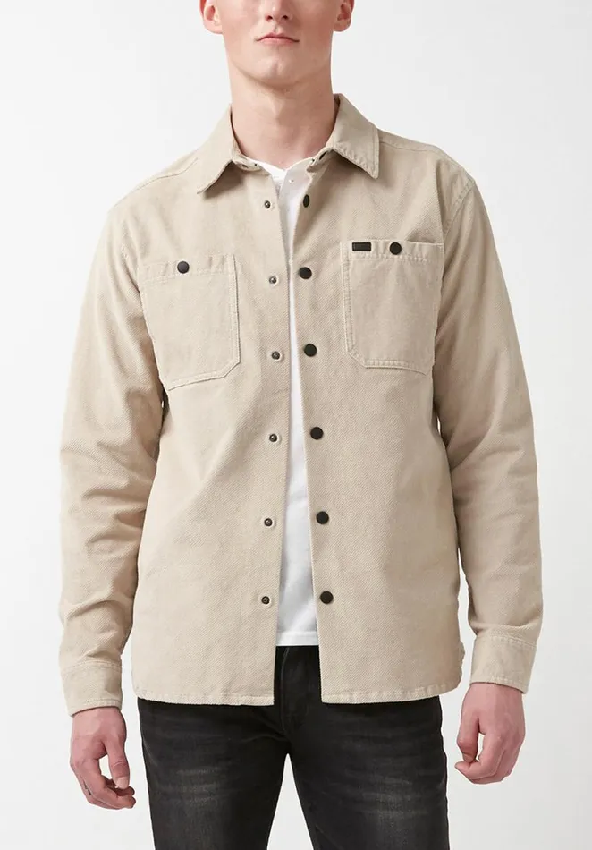 Men Jafar Milk Men039s Shirt Jacket Milk Buffalo David Bitton Jackets