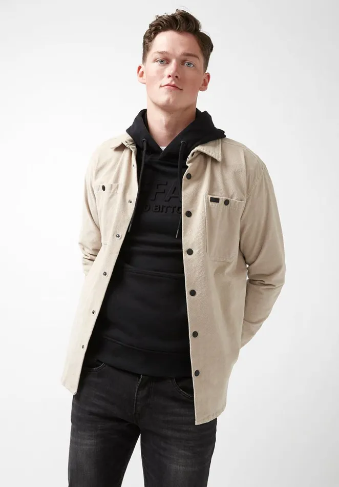 Men Jafar Milk Men039s Shirt Jacket Milk Buffalo David Bitton Jackets
