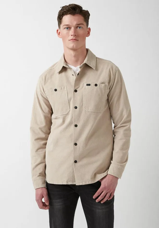 Men Jafar Milk Men039s Shirt Jacket Milk Buffalo David Bitton Jackets