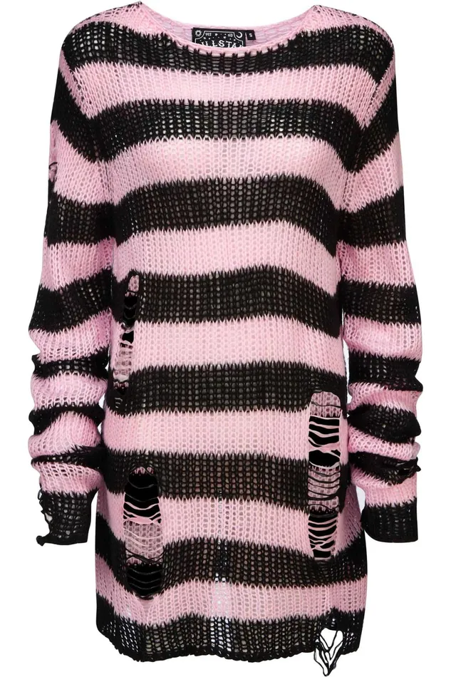 Men Knitwear Killstar Bad Blossoms Knit Sweater