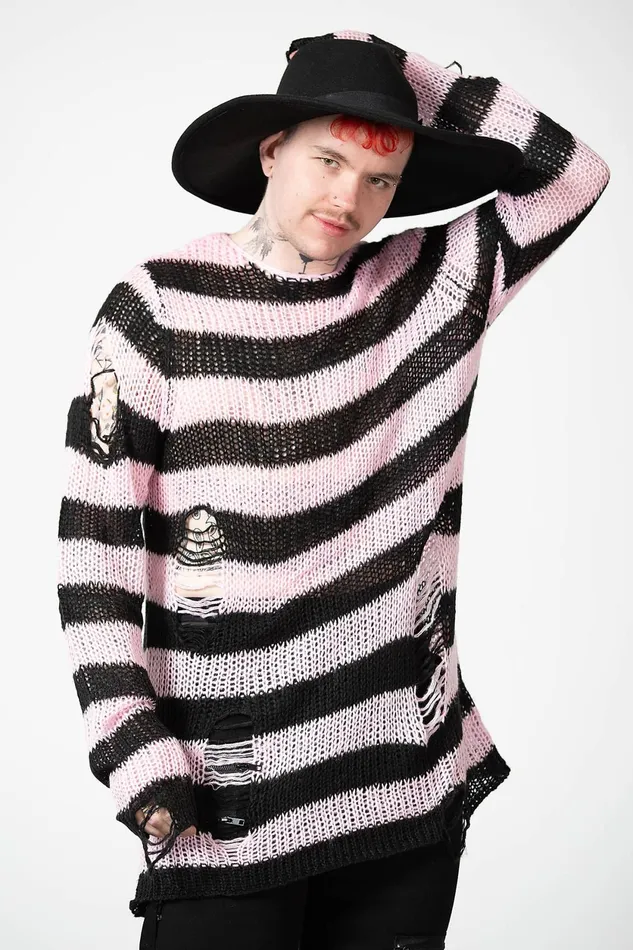 Men Knitwear Killstar Bad Blossoms Knit Sweater