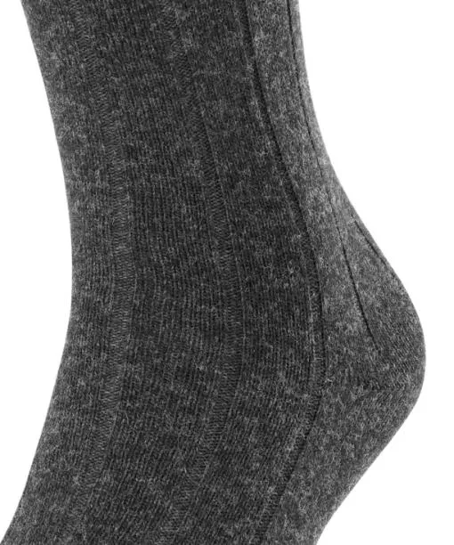 Men Lhasa Rib Men Socks Anthramel FALKE Socks